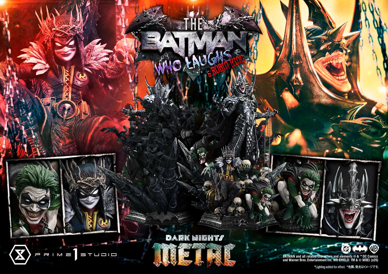 (PRE-ORDER) Museum Masterline Dark Nights: Death Metal The Batman Who Laughs & Robin King