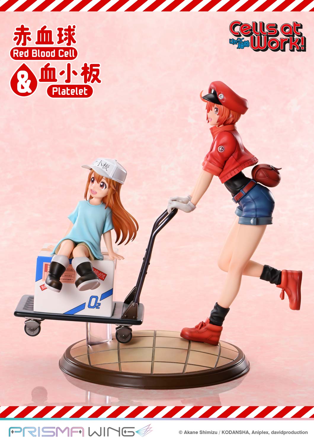 PRISMA WING Cells at Work Red Blood Cell & Platelet Non Scale Pre-Painted Figure