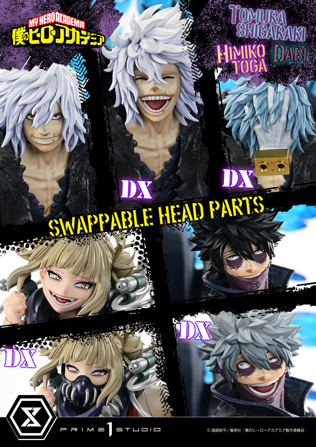 Ultimate Premium Masterline My Hero Academia Tomura Shigaraki,Dabi,Himiko Toga DX Bonus Version