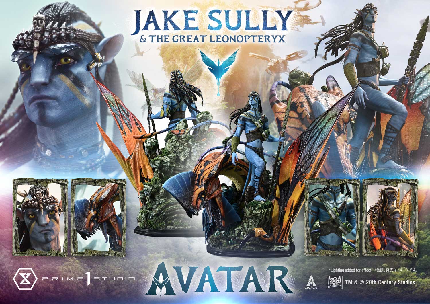 Real Elite Masterline Avatar (Film) Jake Sully & The Great Leonopteryx Avatar Legacy Collection
