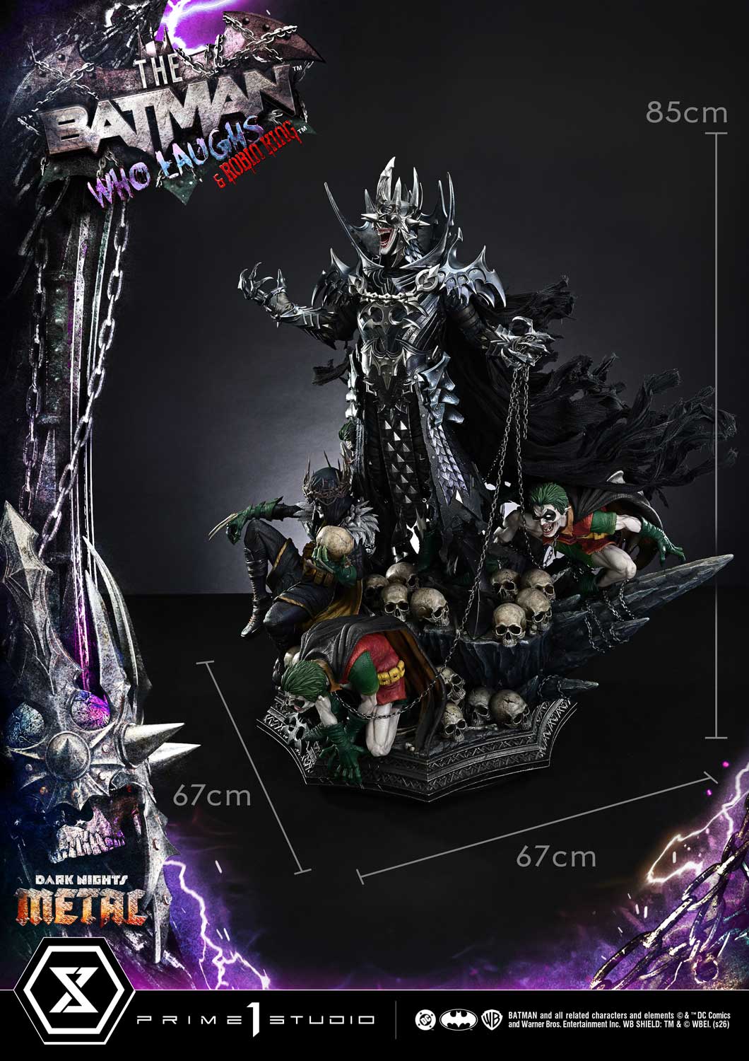 (PRE-ORDER) Museum Masterline Dark Nights: Death Metal The Batman Who Laughs & Robin King