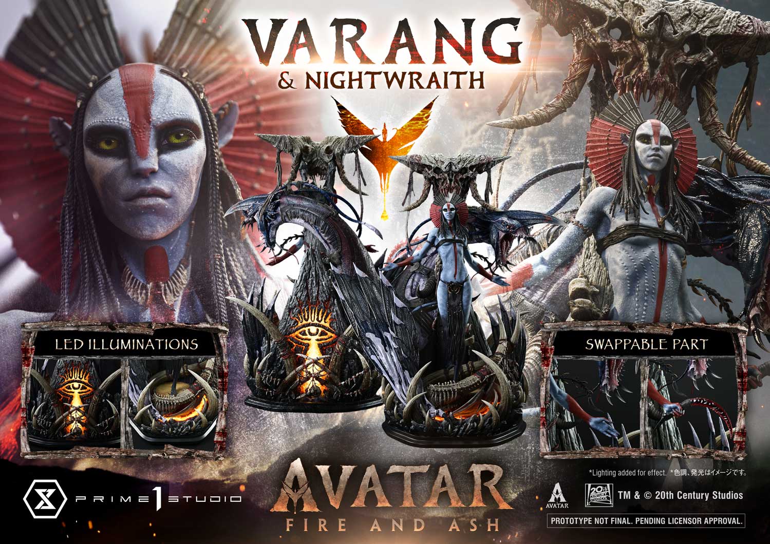 Real Elite Masterline Avatar: Fire and Ash (Film) Varang & Nightwraith Avatar Legacy Collection