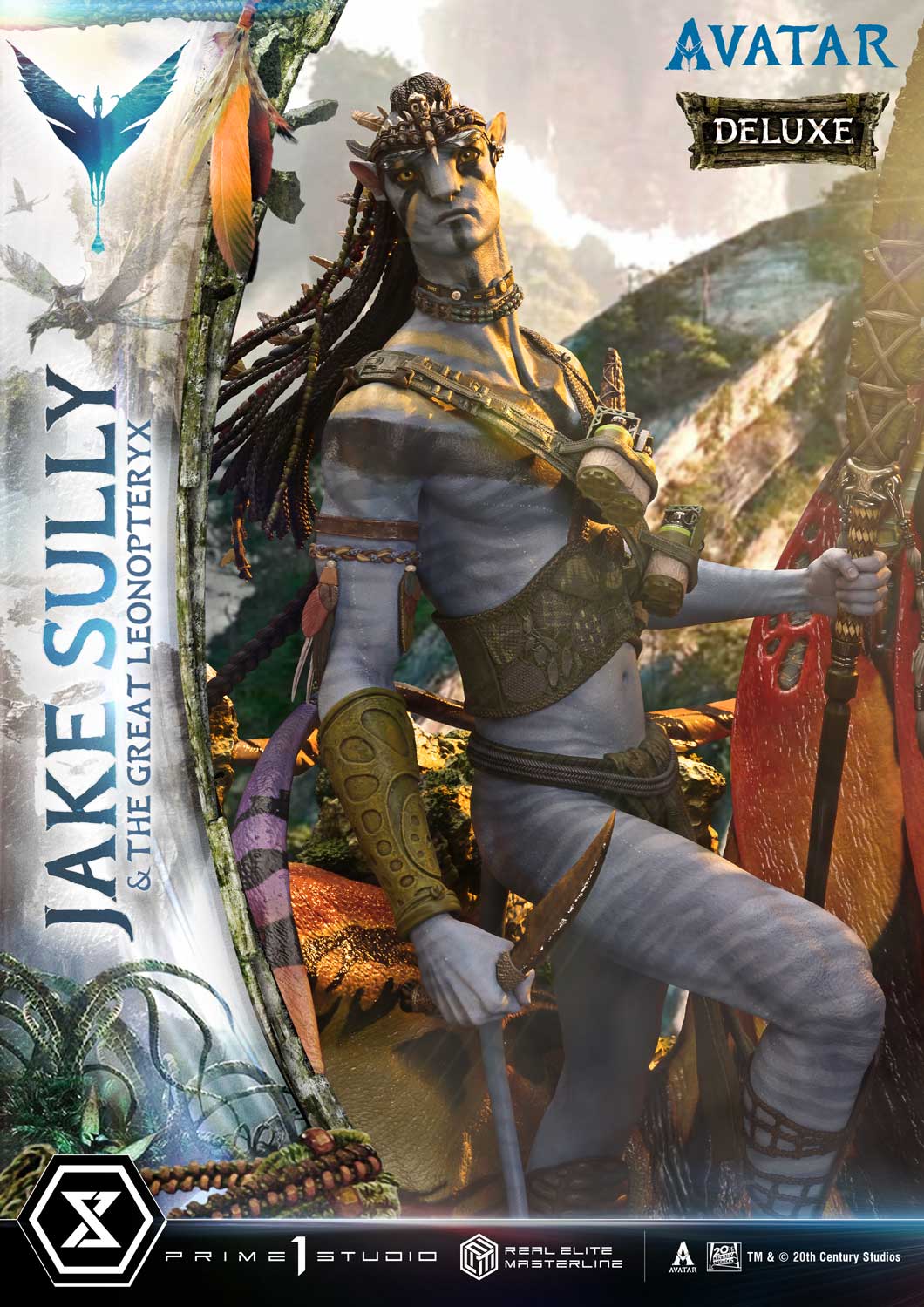 Real Elite Masterline Avatar (Film) Jake Sully & The Great Leonopteryx Avatar Legacy Collection Deluxe Version