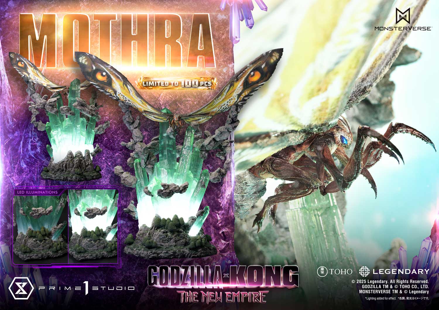 Ultimate Diorama Masterline Godzilla x Kong: The New Empire (Film) Mothra Bonus Version