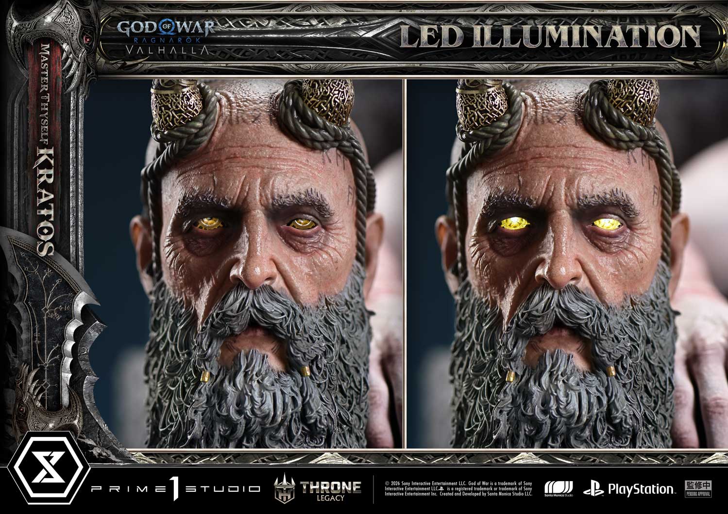 Throne Legacy God of War: Ragnarok Master Thyself Kratos Bonus Version