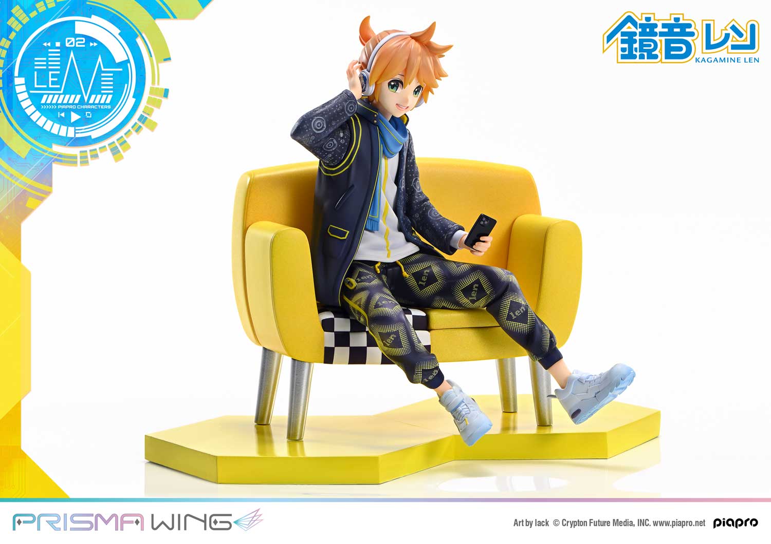 PRISMA WING Piapro Characters Kagamine Len 1/7 Scale Pre-Painted Figure