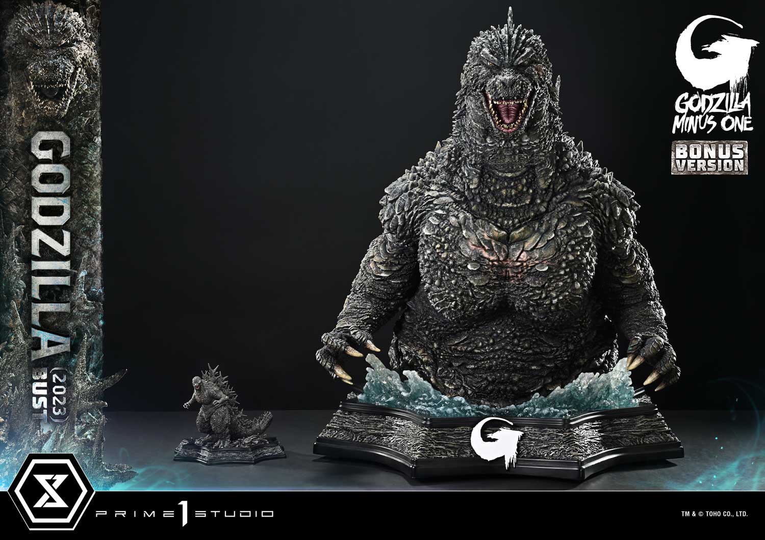 Life Size Bust GODZILLA MINUS ONE (Film) Godzilla (2023) Bonus Version