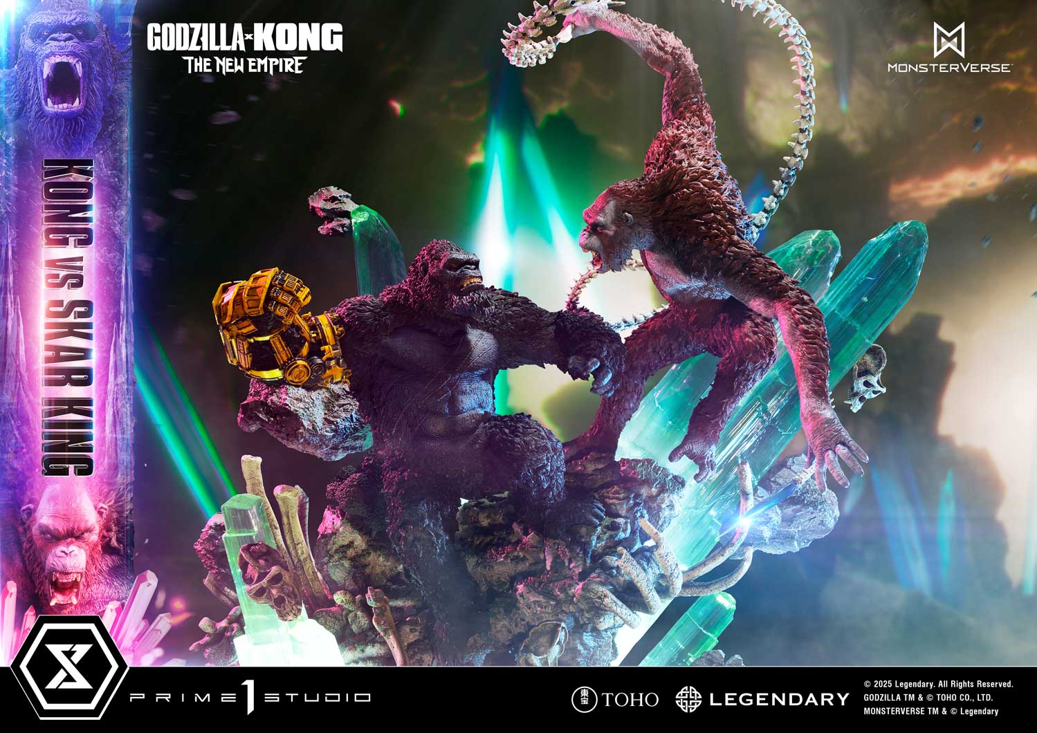 Ultimate Diorama Masterline Godzilla x Kong: The New Empire (Film) Kong vs Skar King