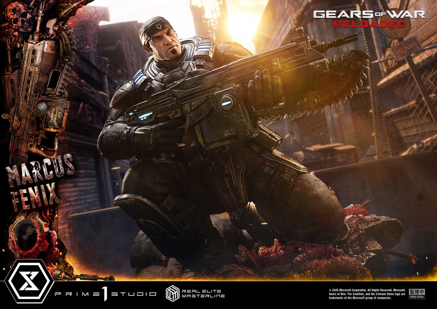 Real Elite Masterline Gears of War: Reloaded Marcus Fenix