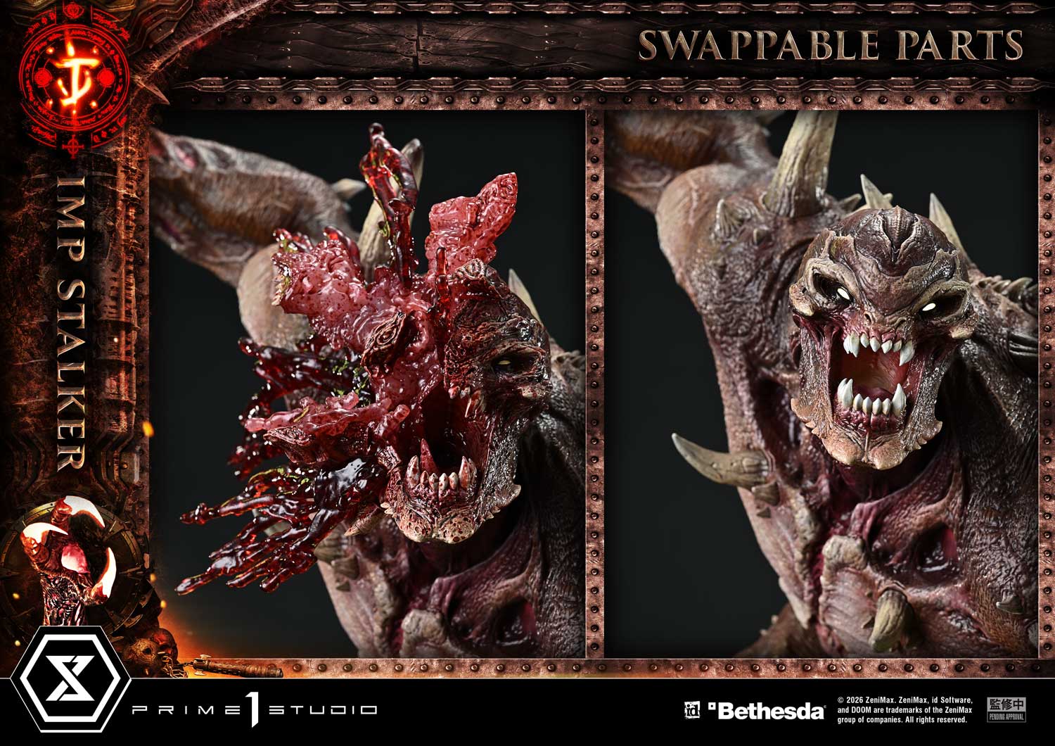 Ultimate Premium Masterline DOOM: The Dark Ages Imp Stalker Bonus Version