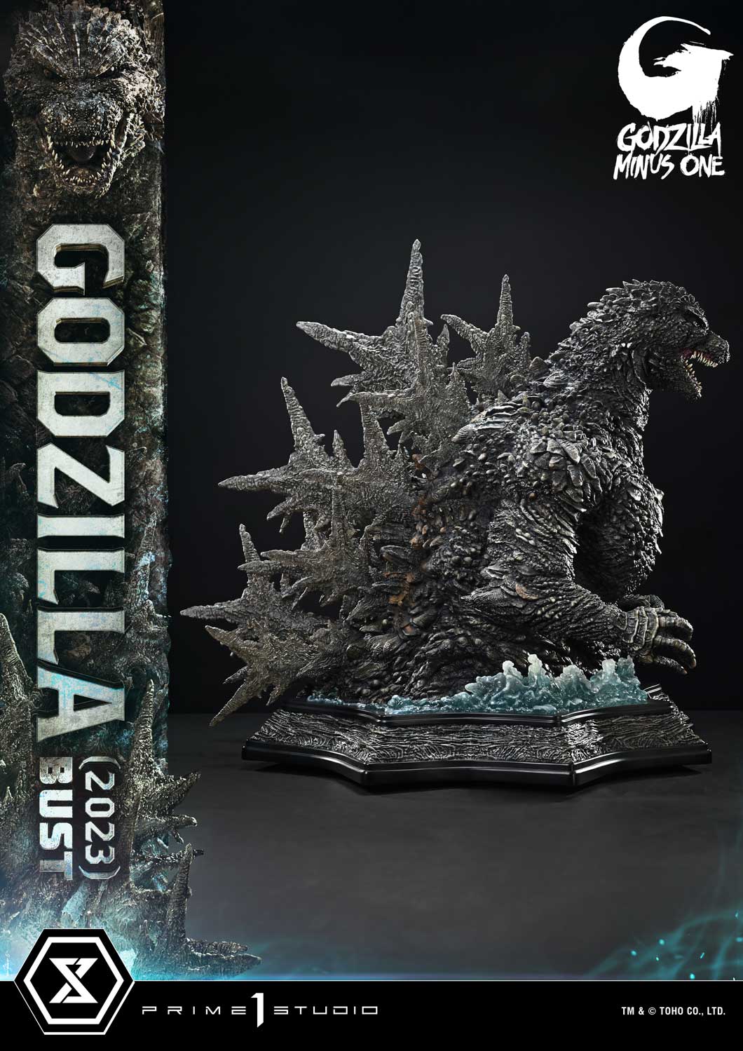 Life Size Bust GODZILLA MINUS ONE (Film) Godzilla (2023) Bonus Version