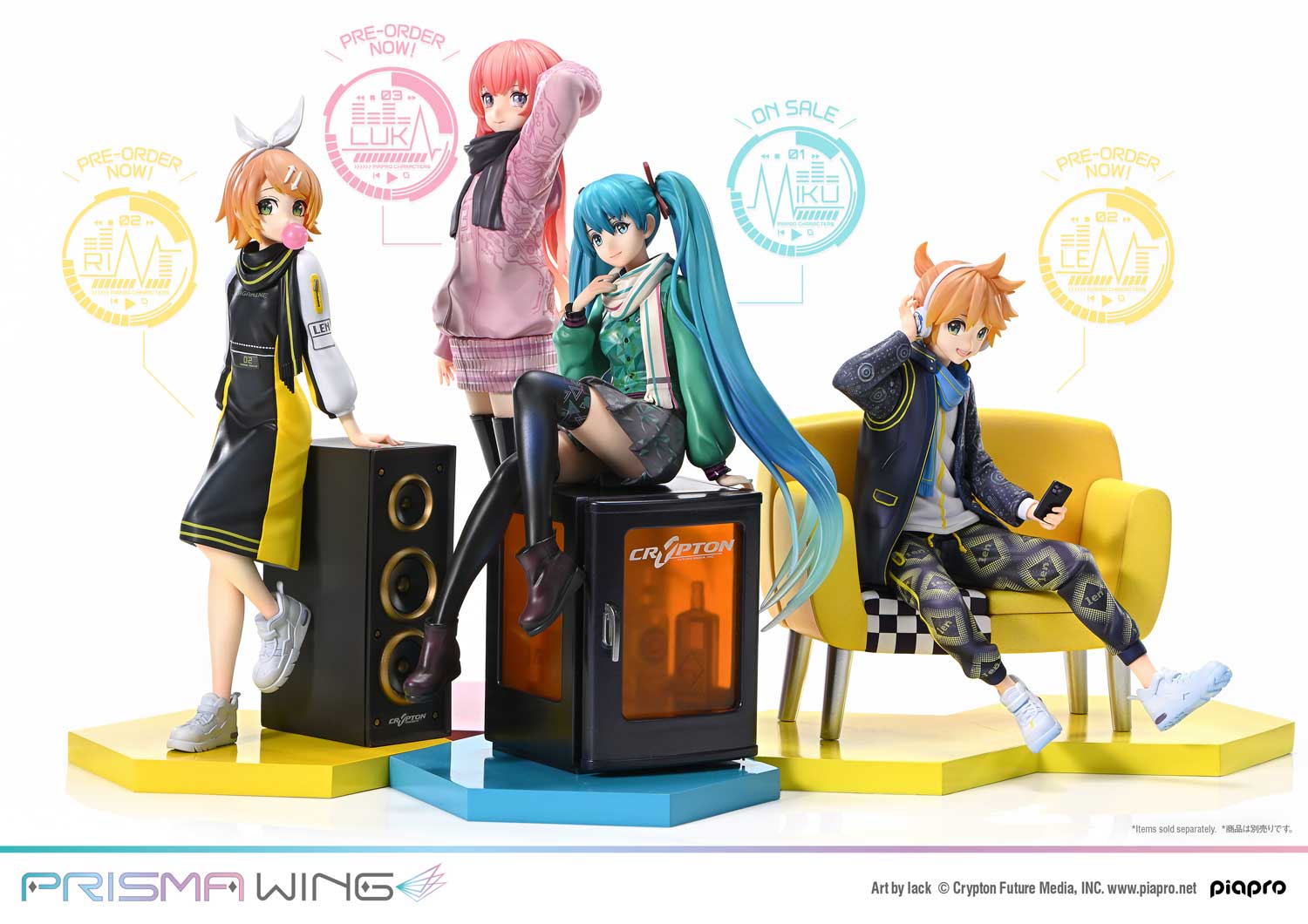 PRISMA WING Piapro Characters Kagamine Len 1/7 Scale Pre-Painted Figure