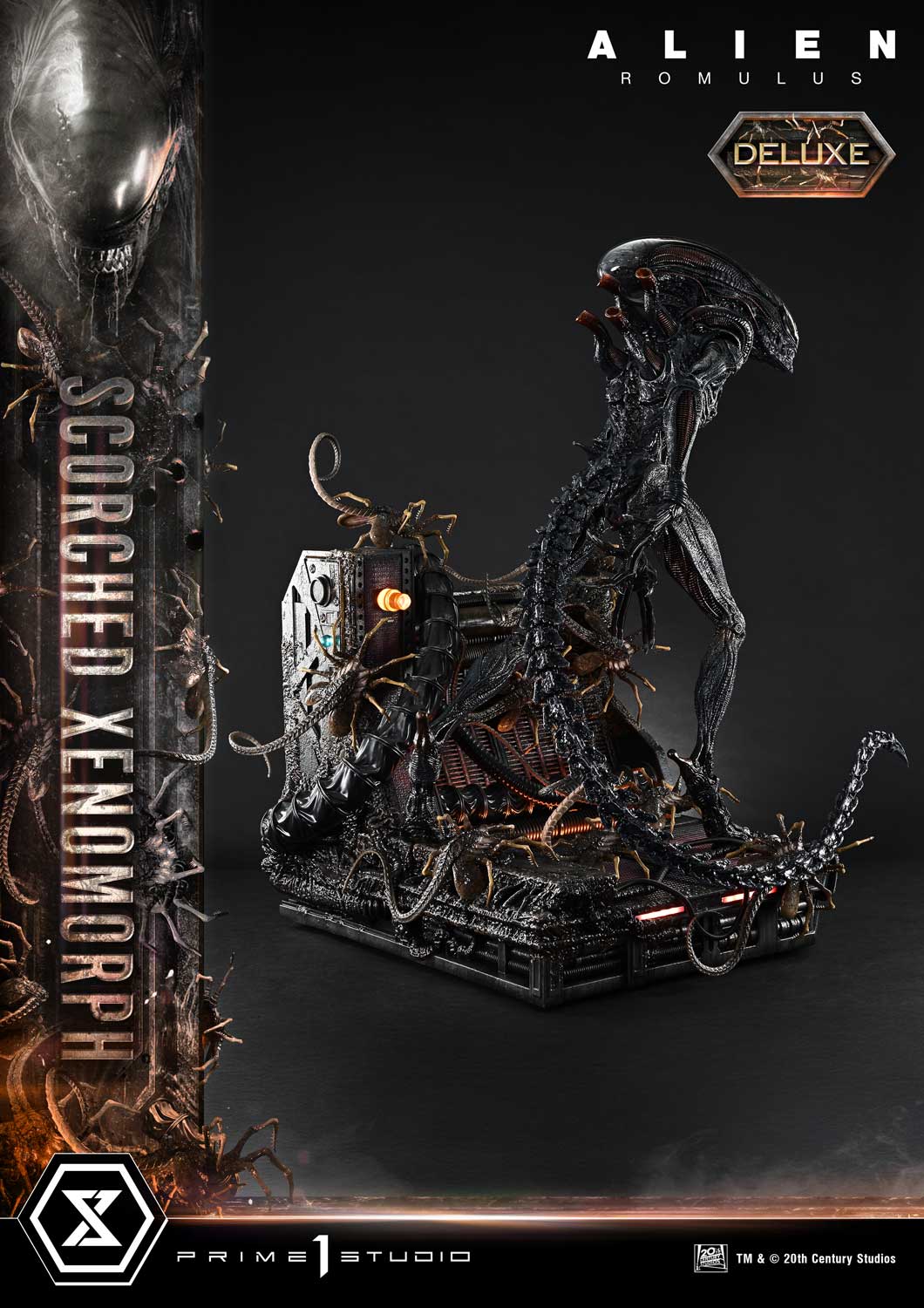 Museum Masterline XL Alien: Romulus Scorched Xenomorph Deluxe Version