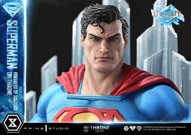 Prime 1 Studio Throne Legacy Superman (Comics) Superman Fortress of Solitude on Throne (Design by Gabriele Dell'Otto) Ultimate Bonus Version | 4582647122162
