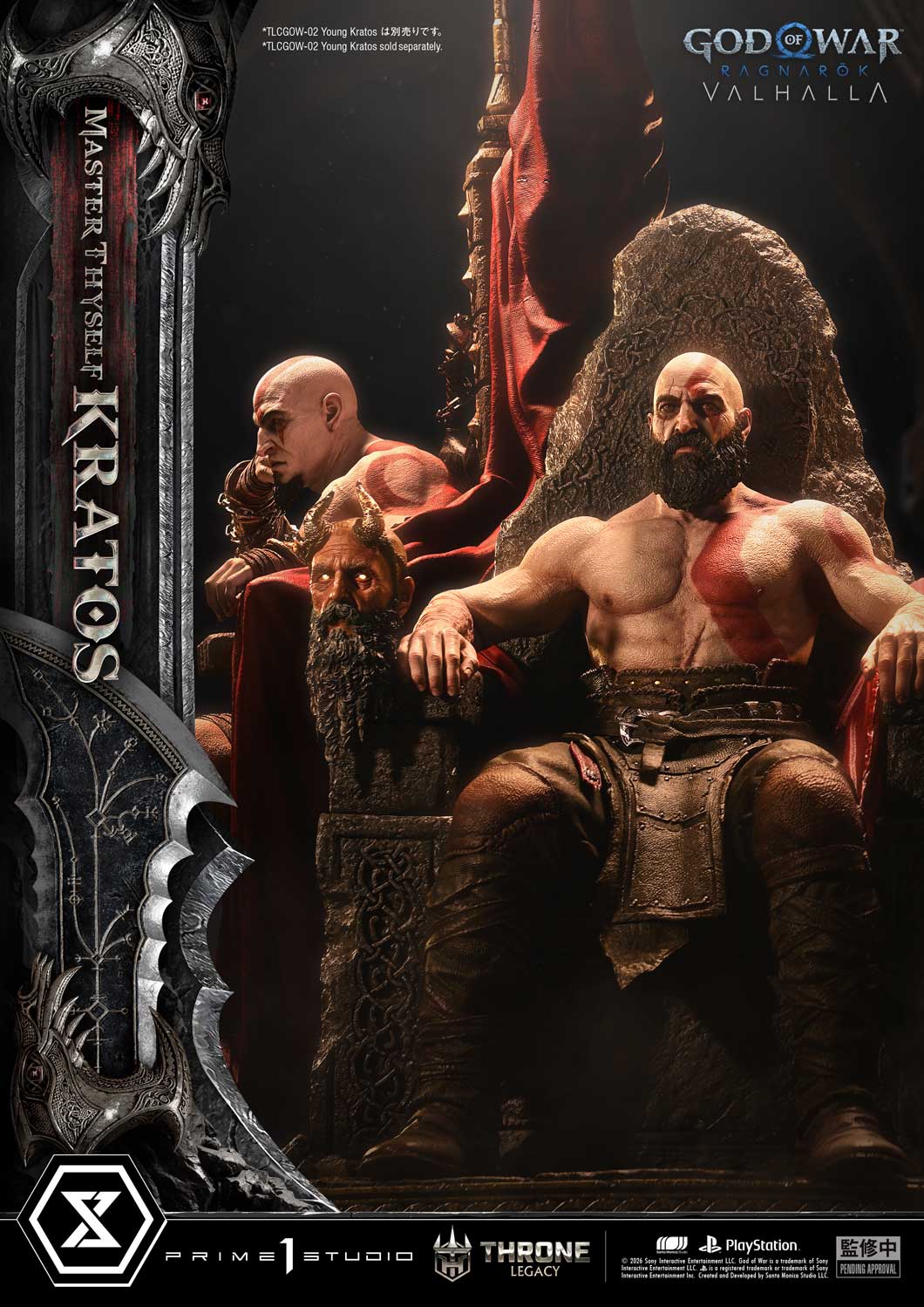 Throne Legacy God of War: Ragnarok Master Thyself Kratos Bonus Version