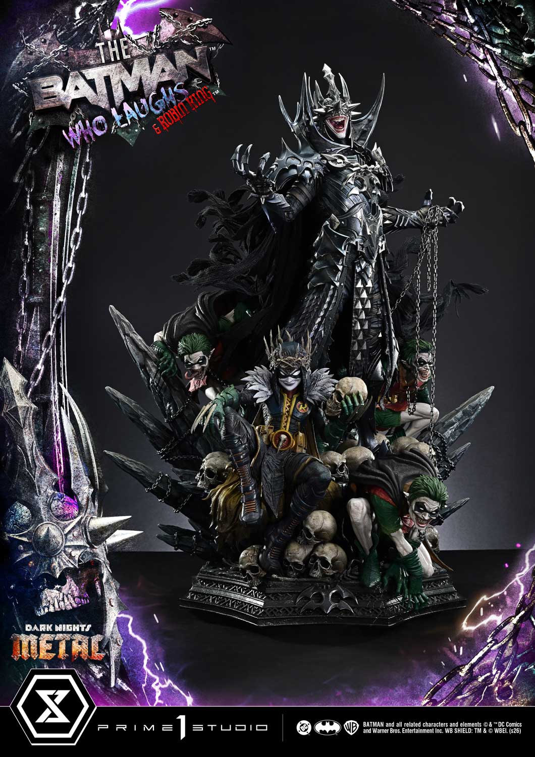 (PRE-ORDER) Museum Masterline Dark Nights: Death Metal The Batman Who Laughs & Robin King DX Bonus