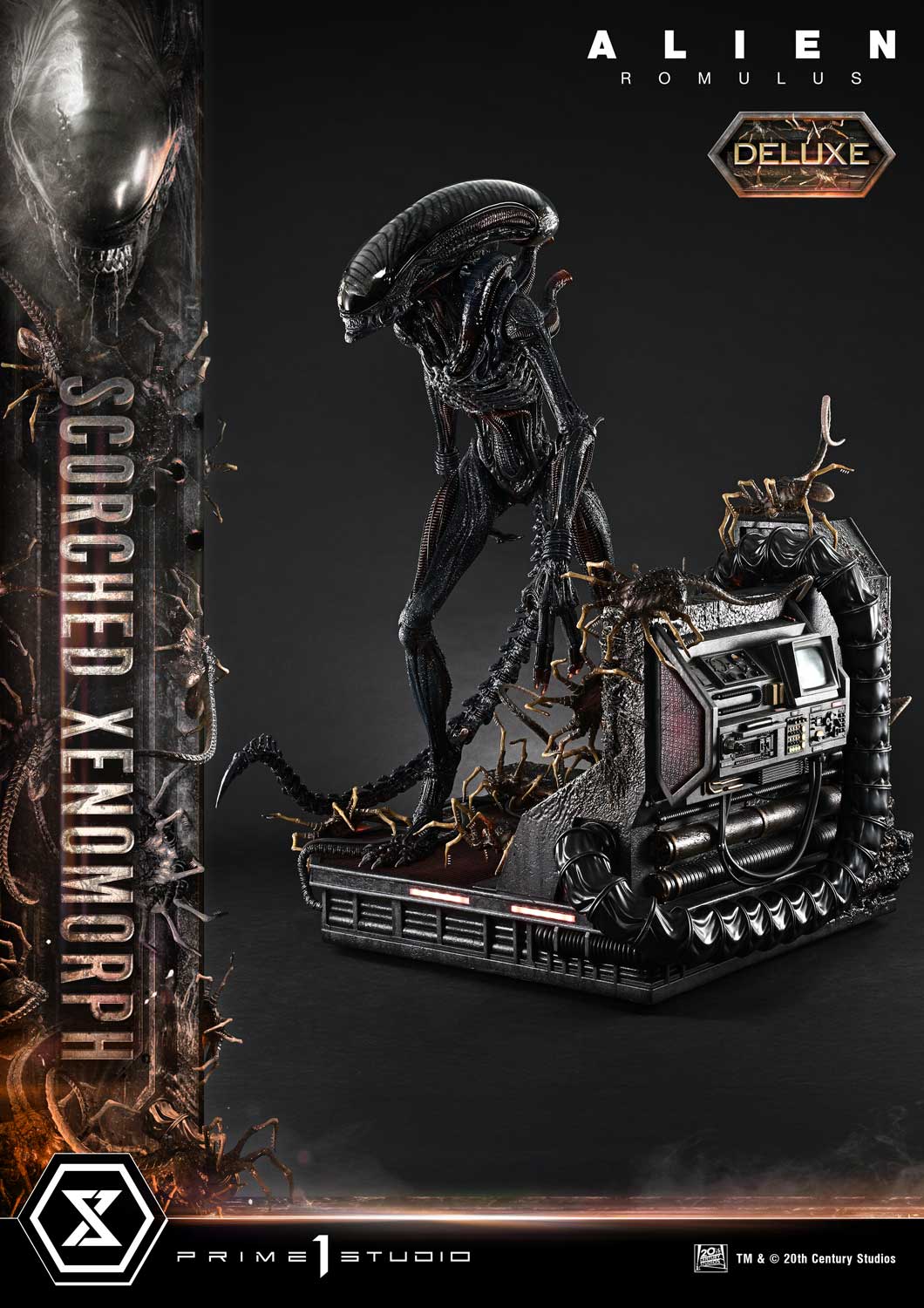 Museum Masterline XL Alien: Romulus Scorched Xenomorph Deluxe Version
