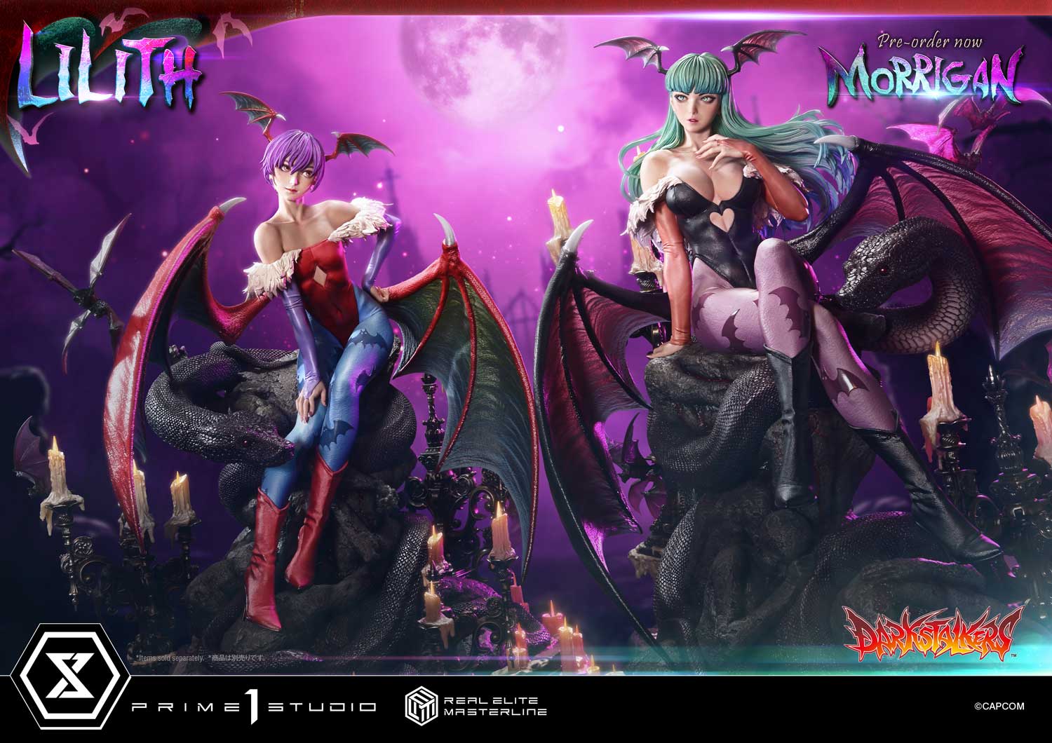 Real Elite Masterline Darkstalkers Lilith Bonus Version