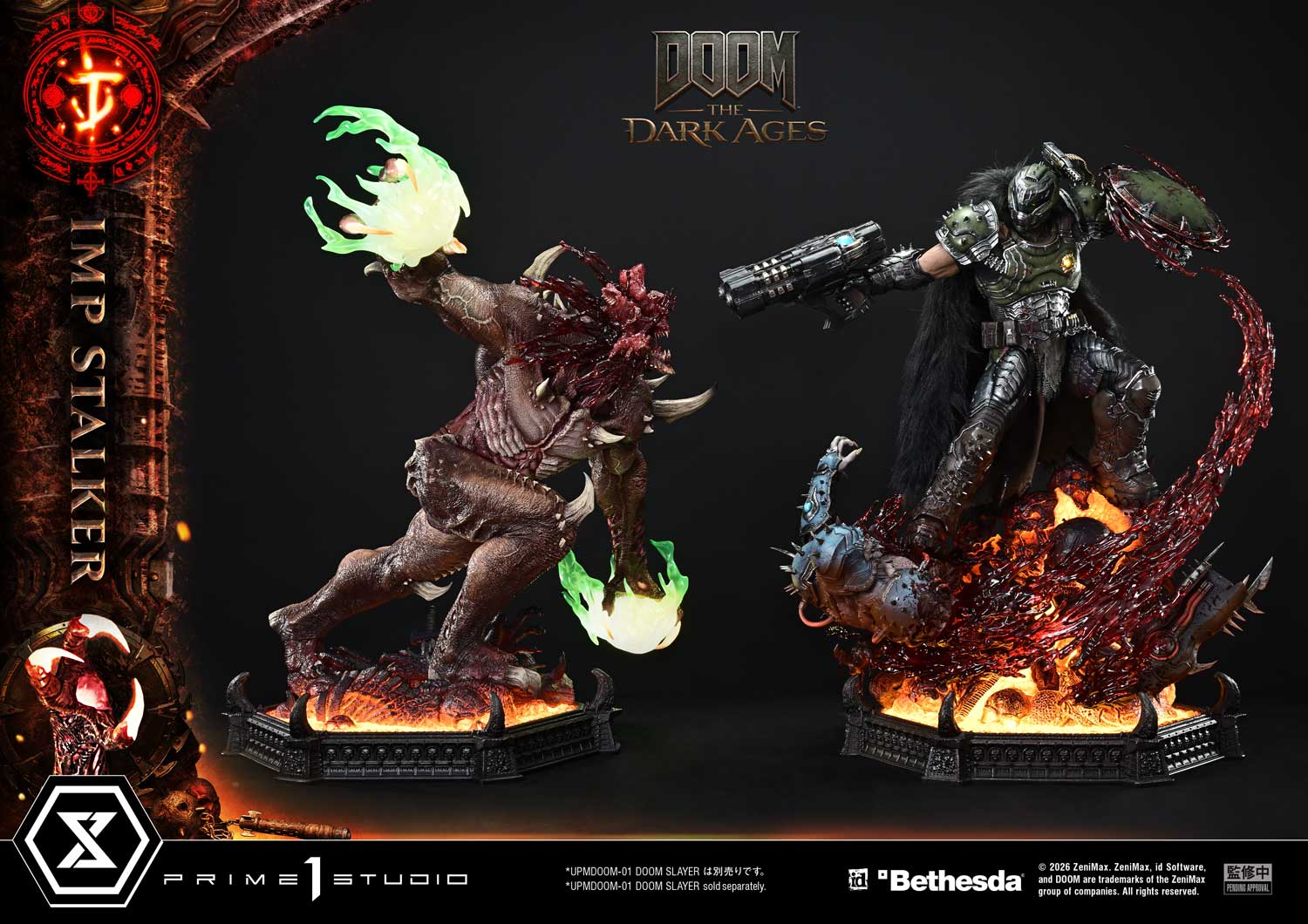 Ultimate Premium Masterline DOOM: The Dark Ages Imp Stalker Bonus Version