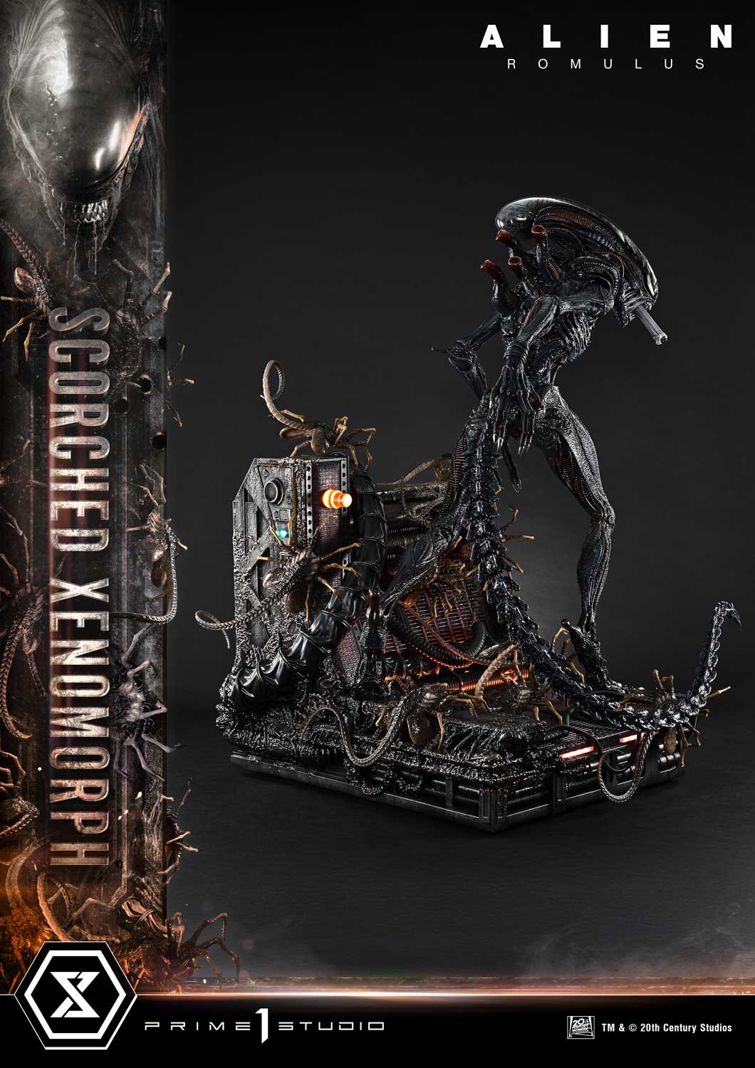 Museum Masterline XL Alien: Romulus Scorched Xenomorph Deluxe Version