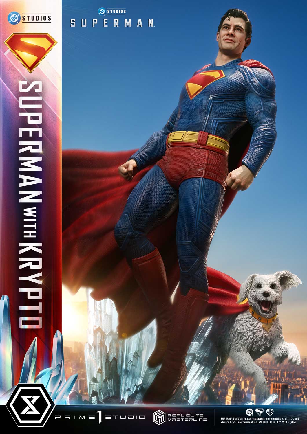 Real Elite Masterline Superman (2025 Film) Superman with Krypto