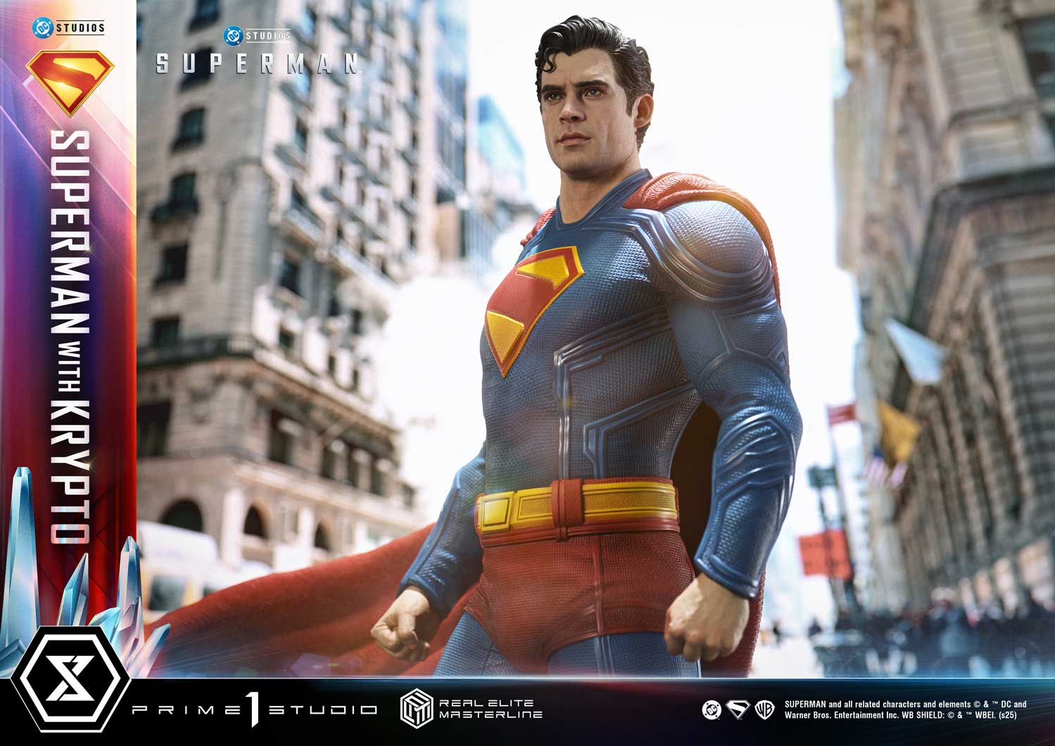 Real Elite Masterline Superman (2025 Film) Superman with Krypto Bonus Version