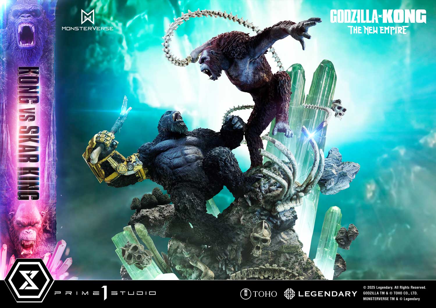 Ultimate Diorama Masterline Godzilla x Kong: The New Empire (Film) Kong vs Skar King Bonus Version