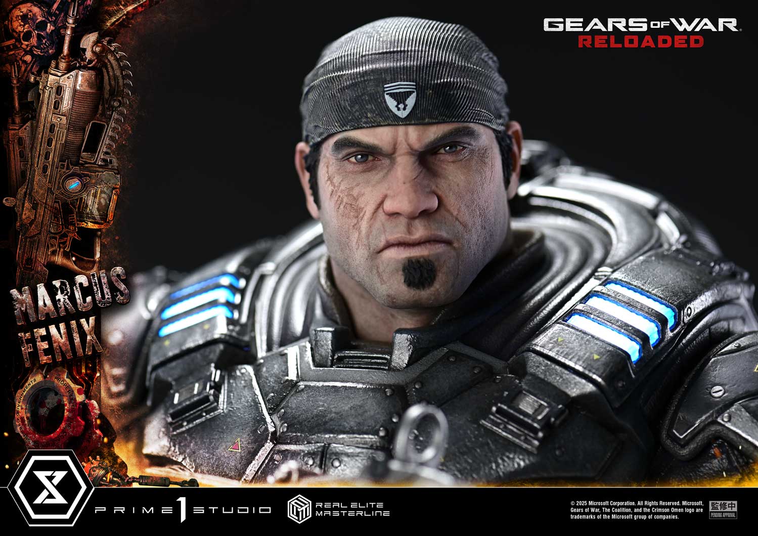 Real Elite Masterline Gears of War: Reloaded Marcus Fenix Ultimate Version