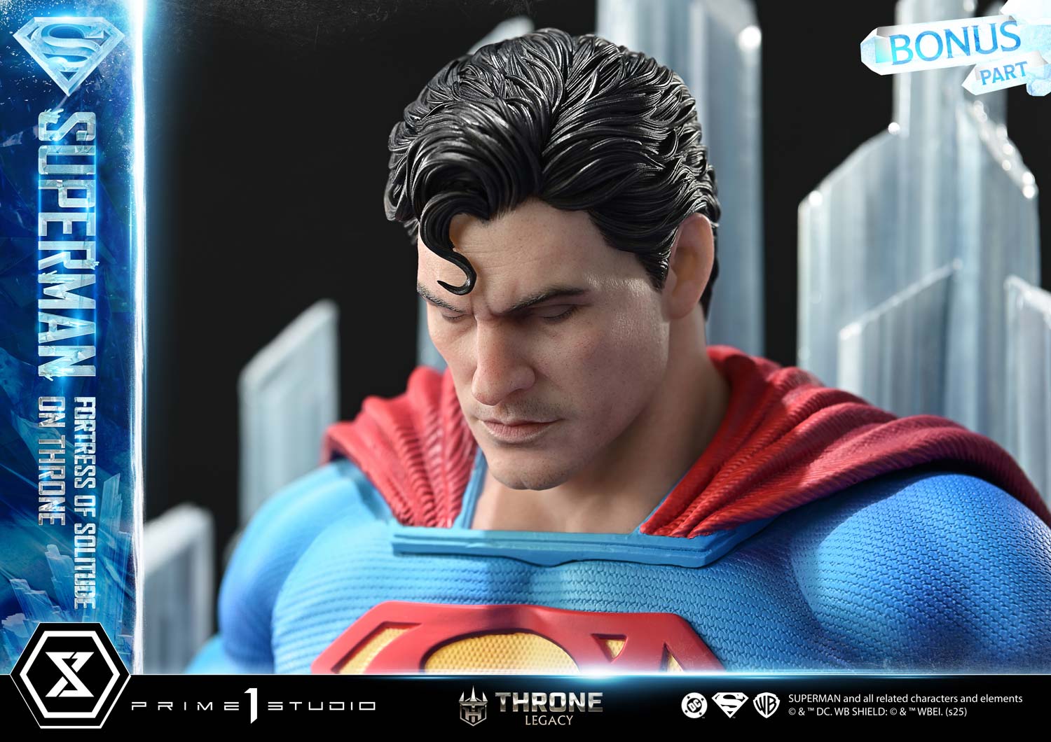 Throne Legacy Superman (Comics) Superman Fortress of Solitude on Throne (Design by Gabriele Dell'Otto) Ultimate Bonus Version