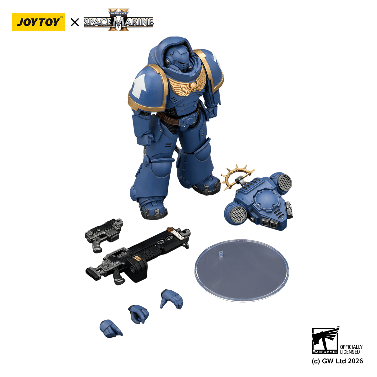Game Edition Ultramarines Heavy Intercessor with Heavy Bolt Rifle and Bolt Pistol | 6927054403639