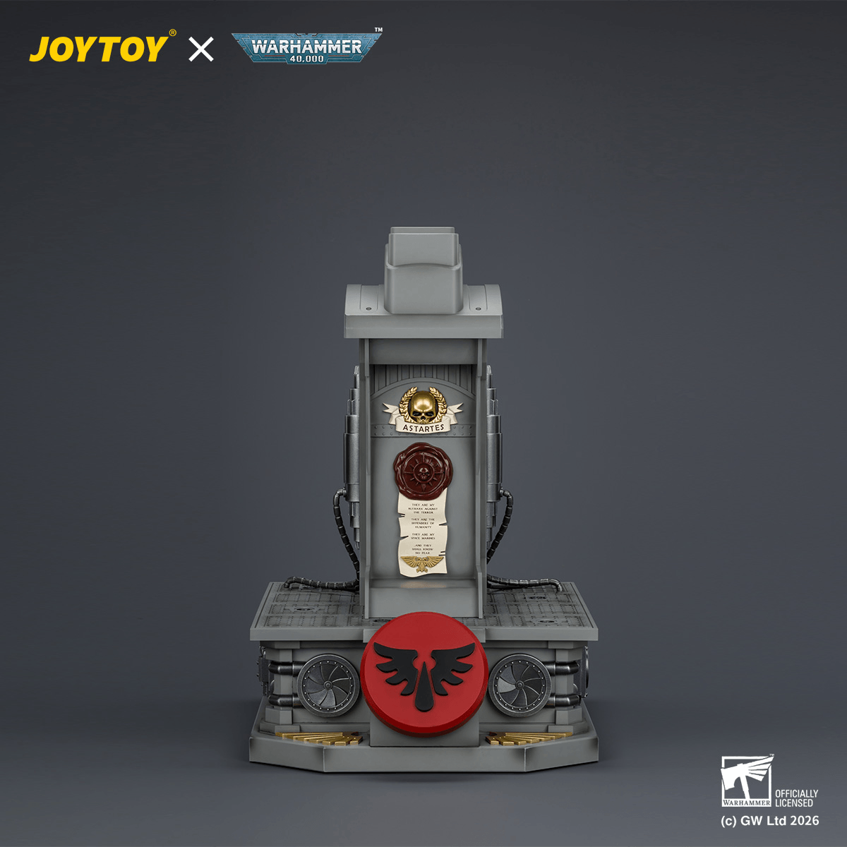 Blood Angels MkX Helmet & Display Stand