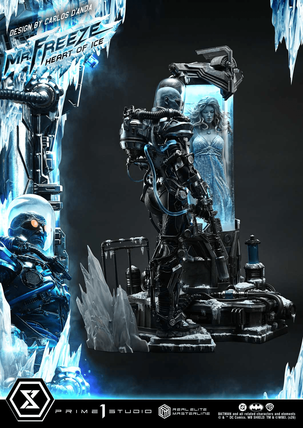 Real Elite Masterline Batman (Comics) Mr. Freeze Heart of Ice (Design by Carlos D'Anda)