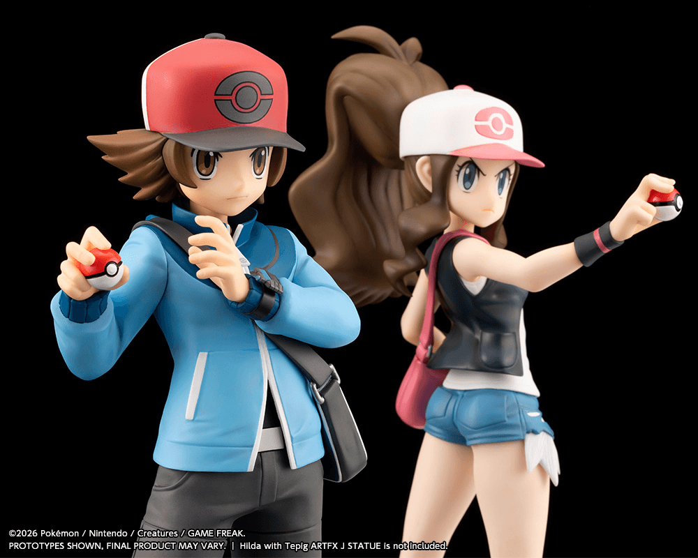 Pokémon Hilbert with Victini ARTFX J STATUE