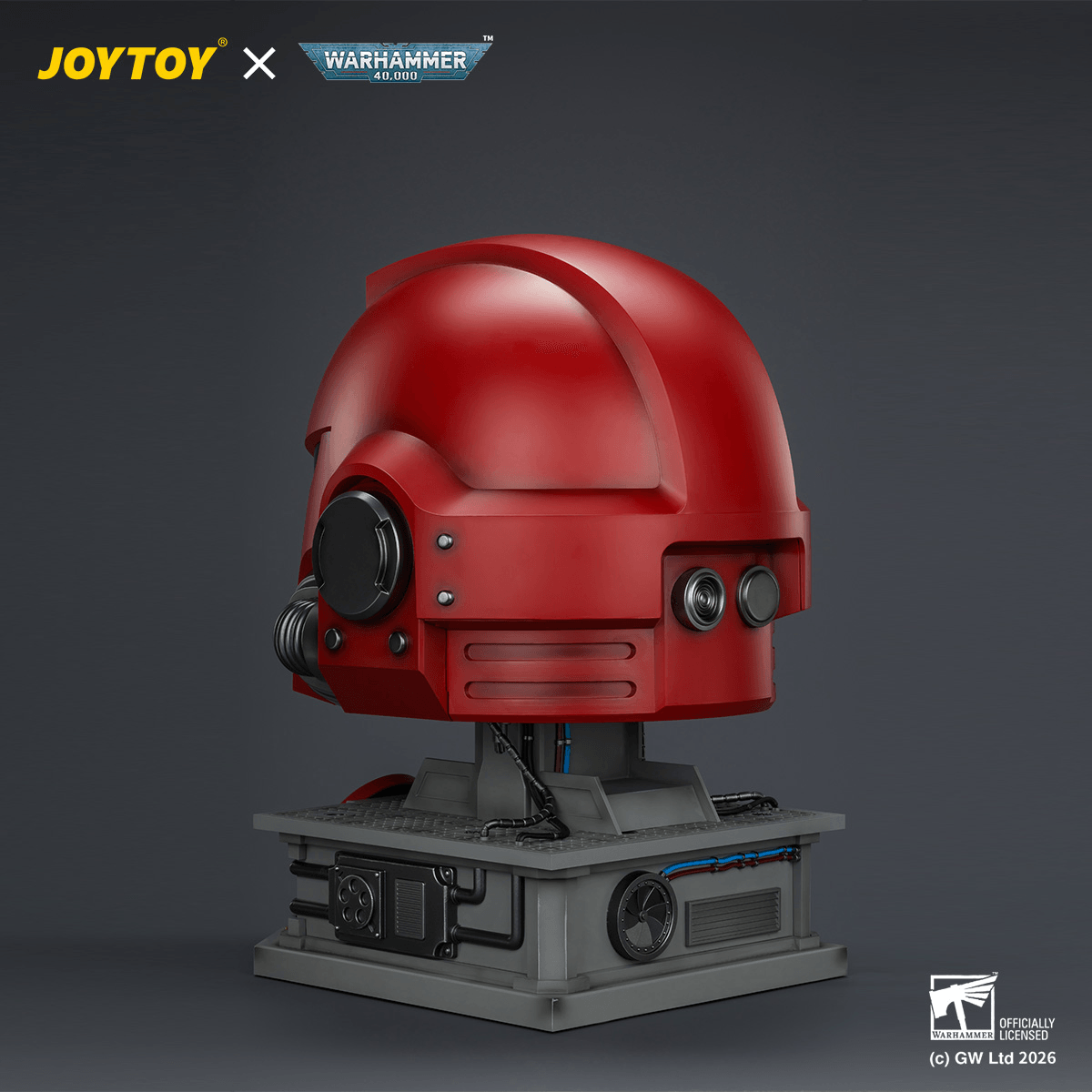Blood Angels MkX Helmet & Display Stand