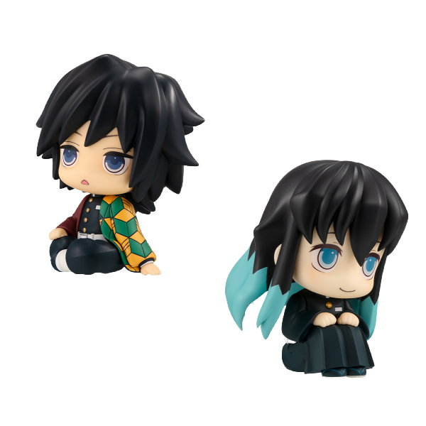 MegaHouse Lookup Demon Slayer:Kimetsu no Yaiba Giyu Tomioka Stupefied face ver. & Muichiro Tokito Smile face ver. set【with gift】
