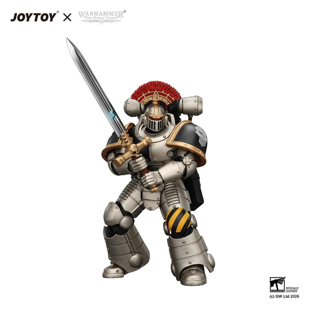 Iron Warriors Mkll Tactical Sergeant with Power Sword, Bolt Pistol and Plasma Pistol | 6927054404445