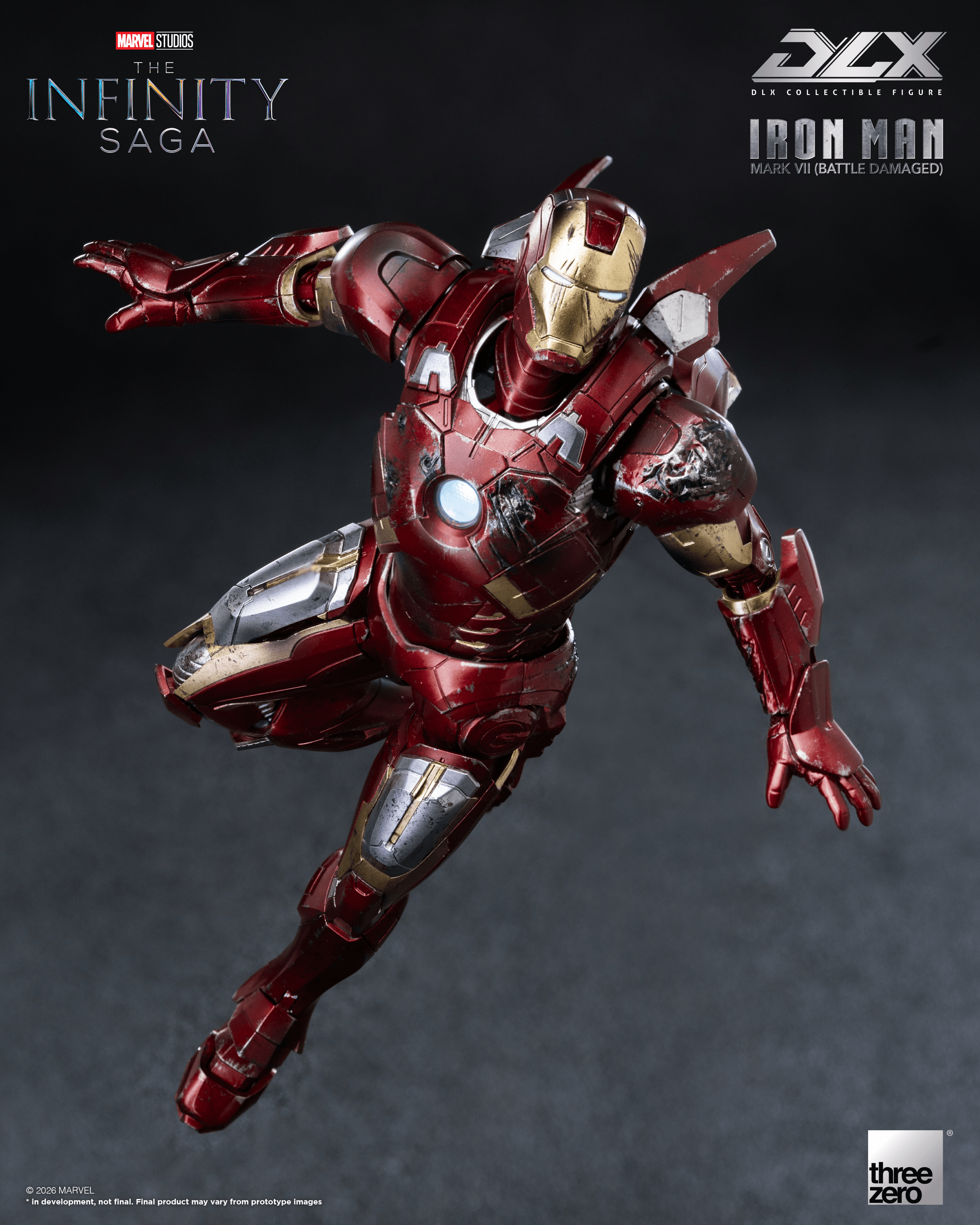 DLX Iron Man Mark 7 (Battle Damaged) | 4895250821385