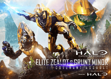 Ultimate Premium Masterline Halo: Campaign Evolved Elite Zealot & Grunt Minor: Covenant Assault
