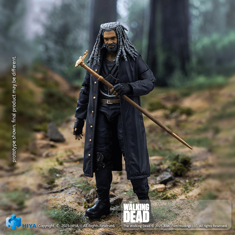 HIYA Exquisite Mini Series 118 Scale 4 Inch The Walking Dead Ezekiel Action Figure | 6957534204890