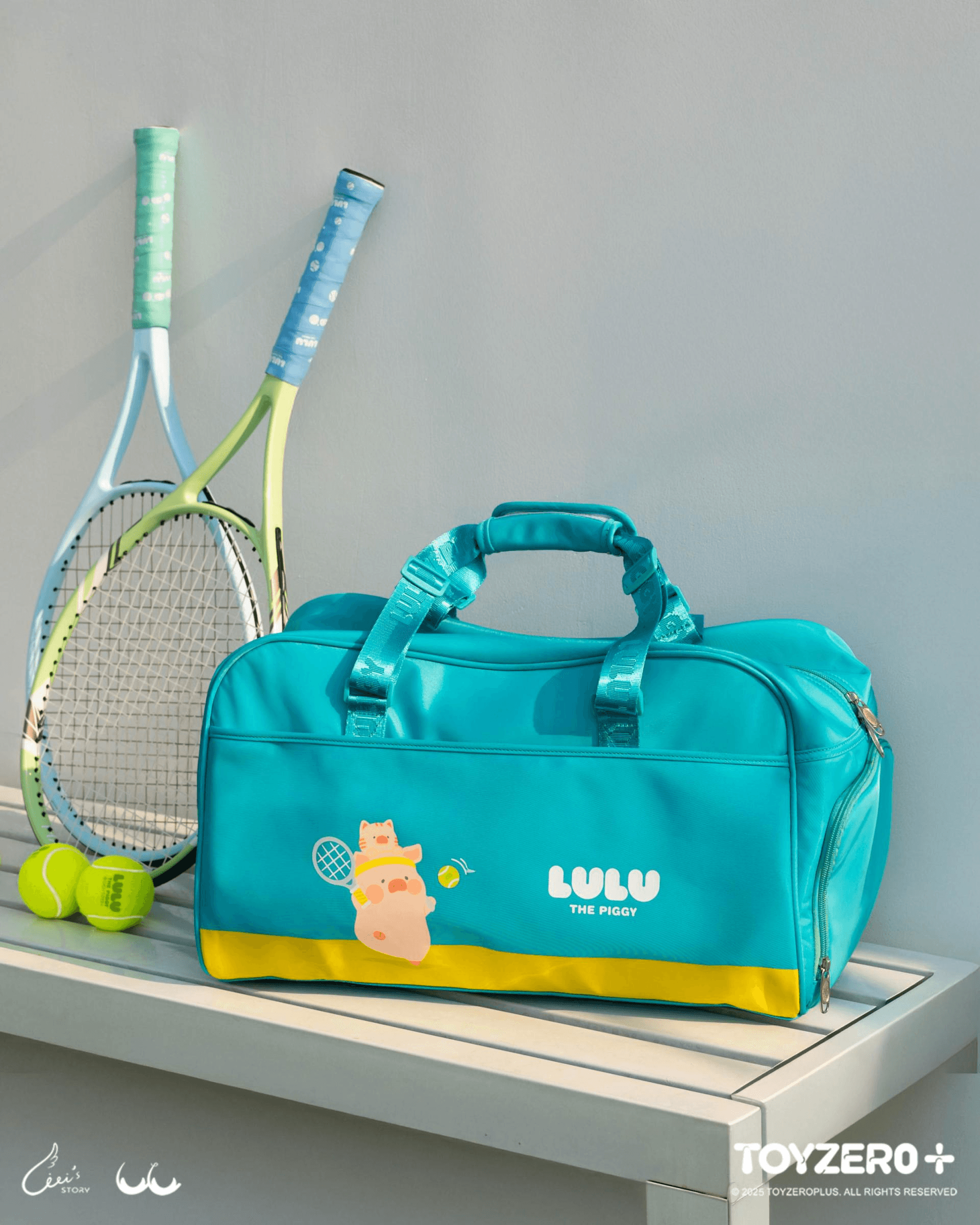 LuLu the Piggy Tennis Series - Sports Fitness Bag | 6972607333802