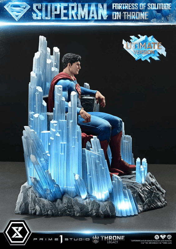Prime 1 Studio Throne Legacy Superman (Comics) Superman Fortress of Solitude on Throne (Design by Gabriele Dell'Otto) Ultimate Bonus Version | 4582647122162