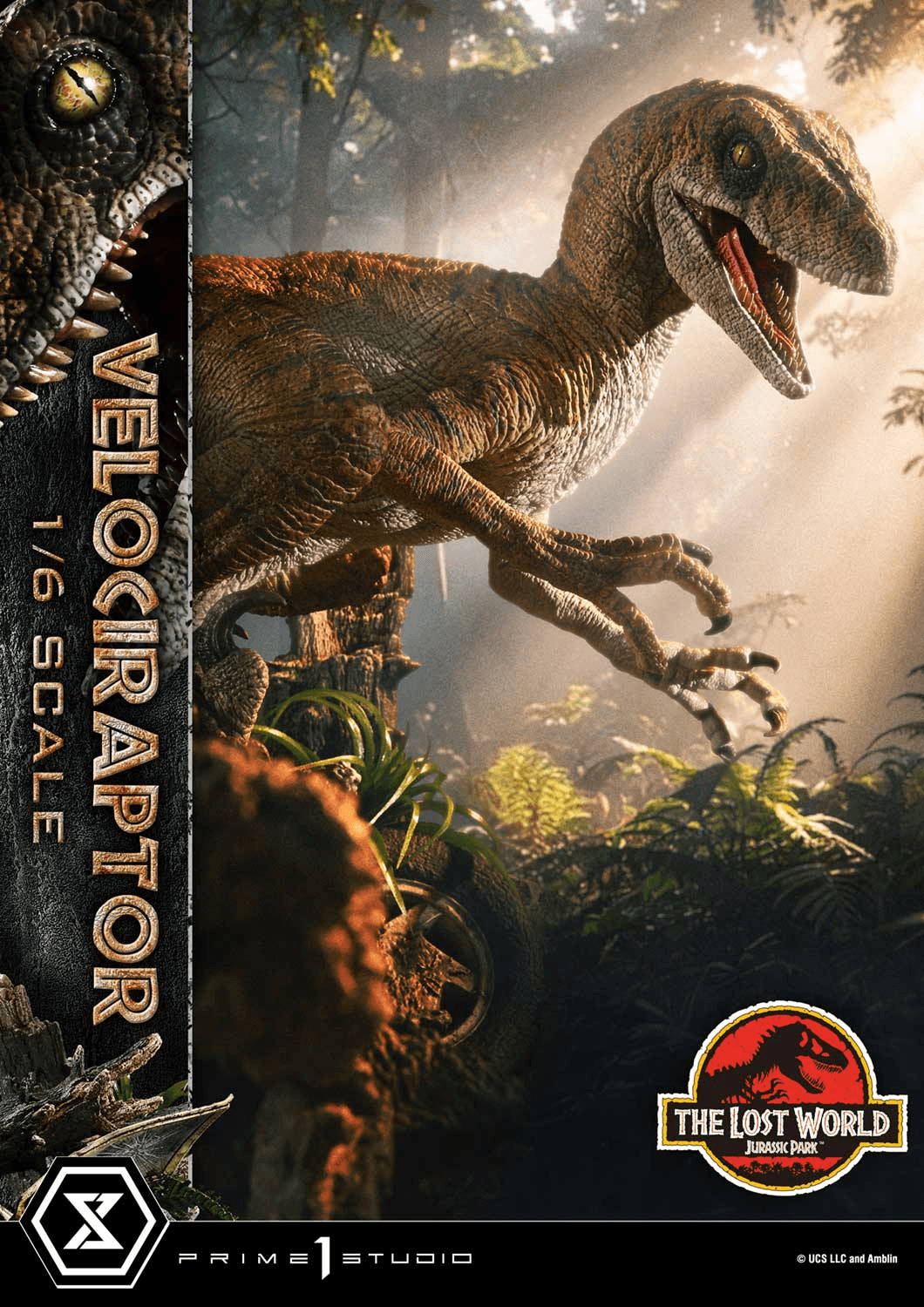 Legacy Museum Collection The Lost World: Jurassic Park (Film) Velociraptor Bonus Version 1/6 Scale | 4582647122698