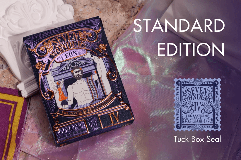 The Statue of Zeus at Ephesus Playing Cards - Half Brick Set