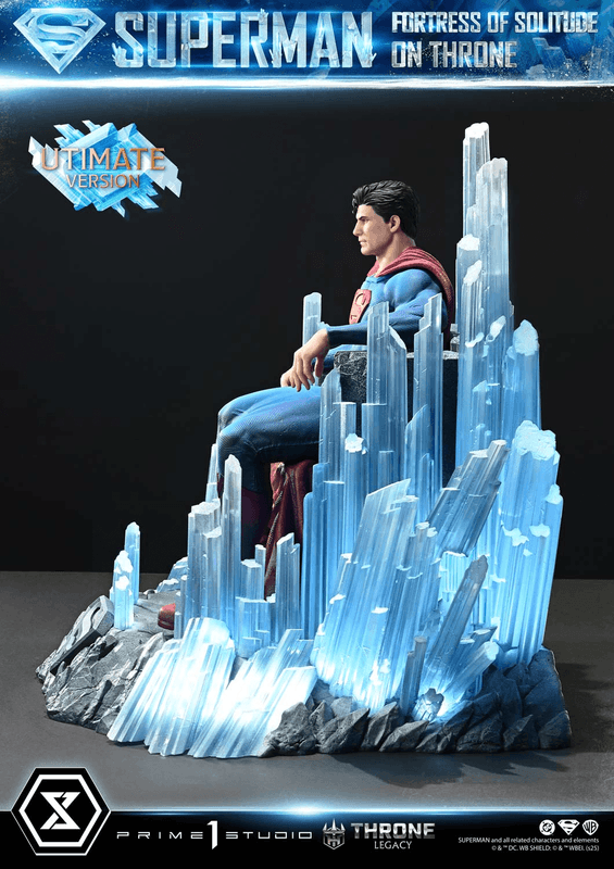 Prime 1 Studio Throne Legacy Superman (Comics) Superman Fortress of Solitude on Throne (Design by Gabriele Dell'Otto) Ultimate Bonus Version | 4582647122162