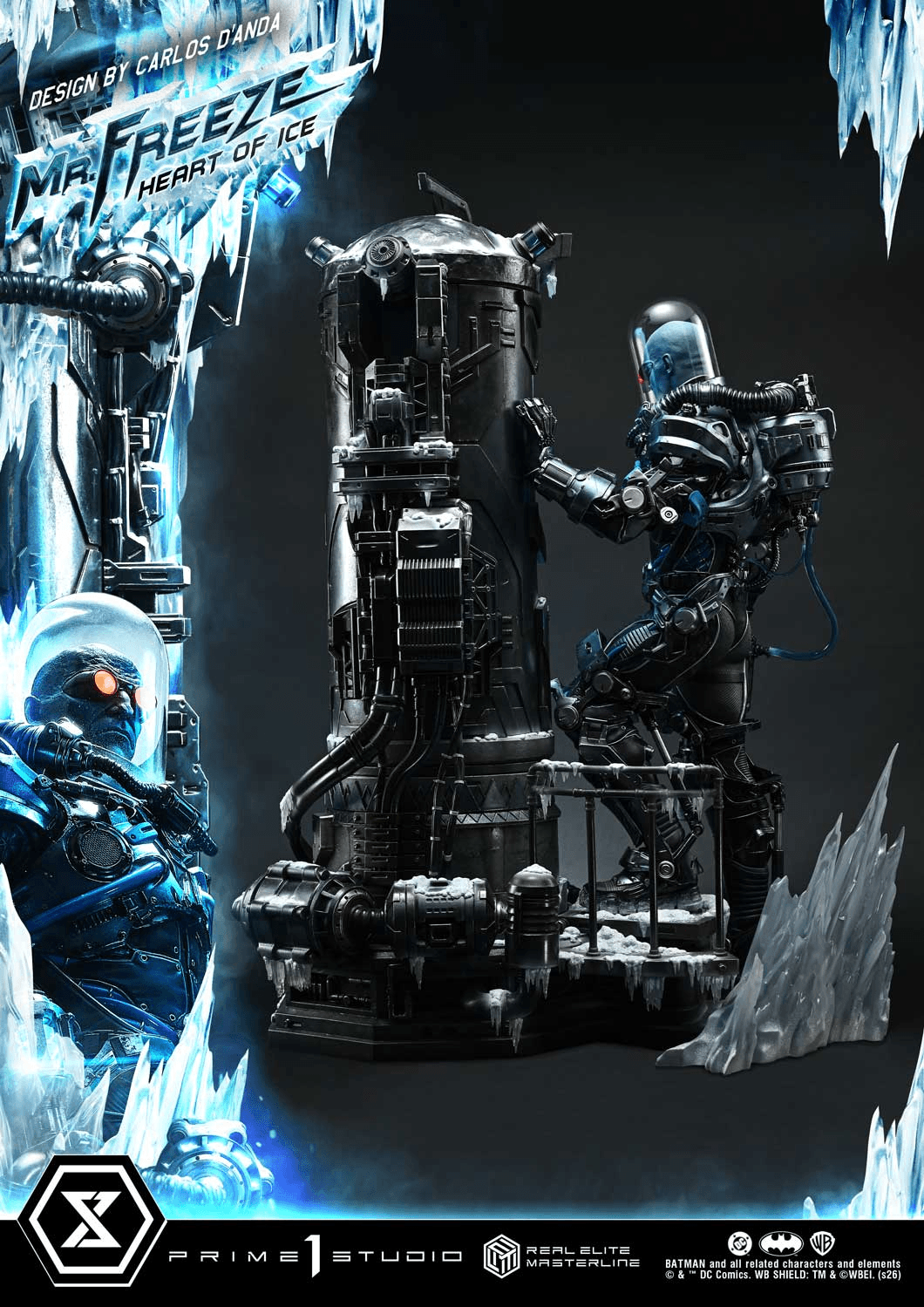 Real Elite Masterline Batman (Comics) Mr. Freeze Heart of Ice (Design by Carlos D'Anda)