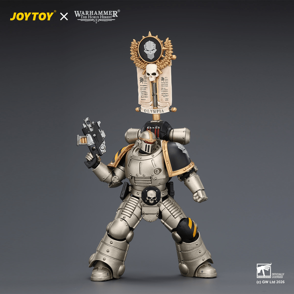 Iron Warriors MkII Legionary1 with Vexilla, Bolter and Bolt Pistol | 6927054404452