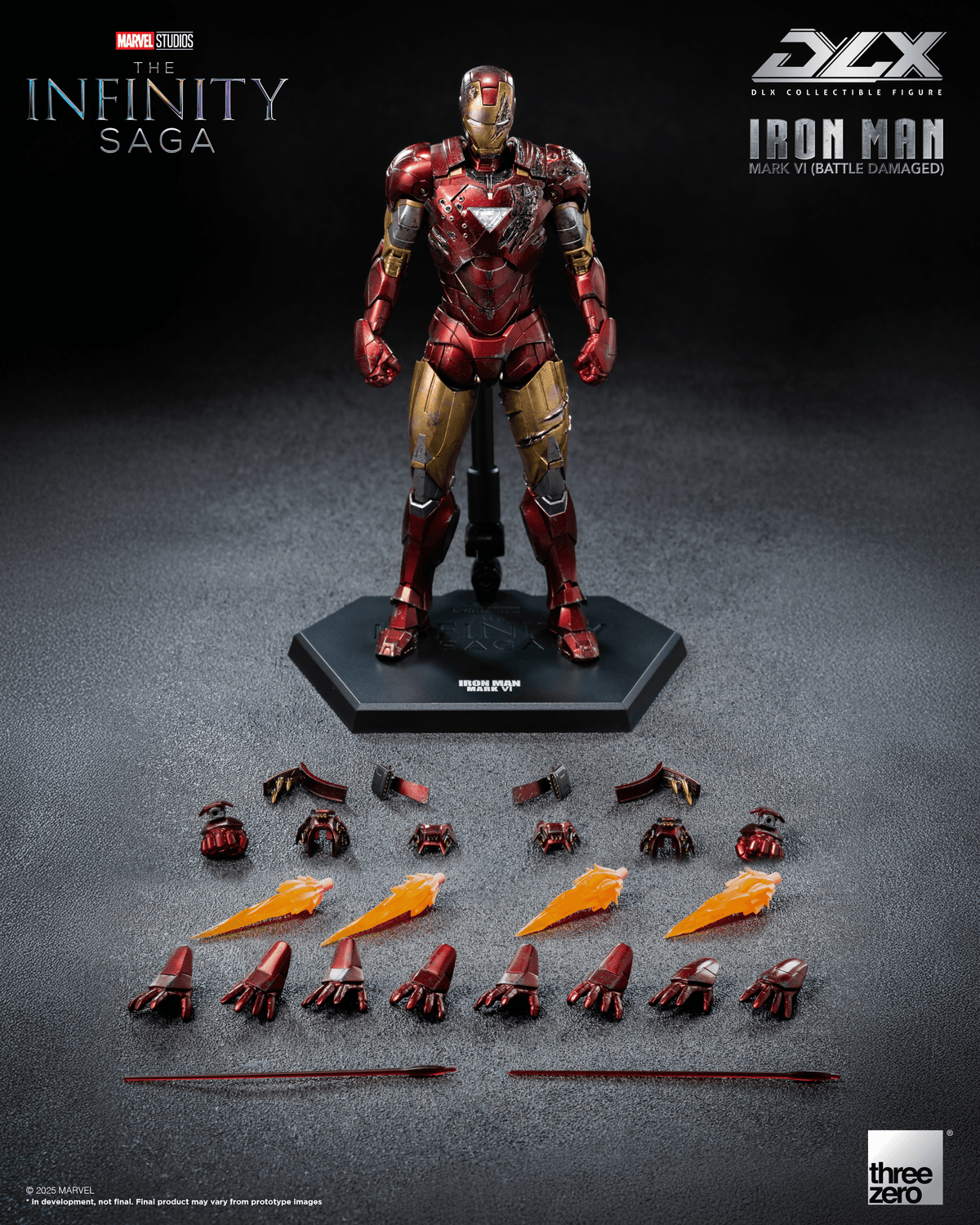 『インフィニティ・サーガ』）DLX Iron Man Mark 6 Battle Marvel Studios: The Infinity Saga DLX Iron Man Mark 6 (Battle