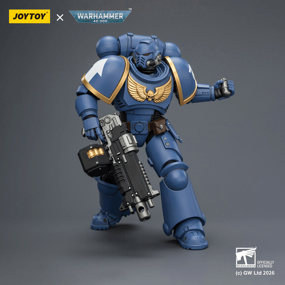 Ultramarines Intercessor with Bolt Rifle, Bolt Pistol and Chainsword | 6927054403813