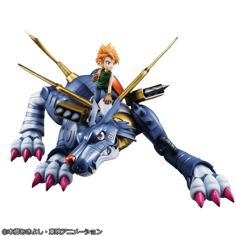 MegaHouse Precious G.E.M. Series Digimon Adventure Metal Garurumon & Ishida Yamato (Repeat) | 4535123843822
