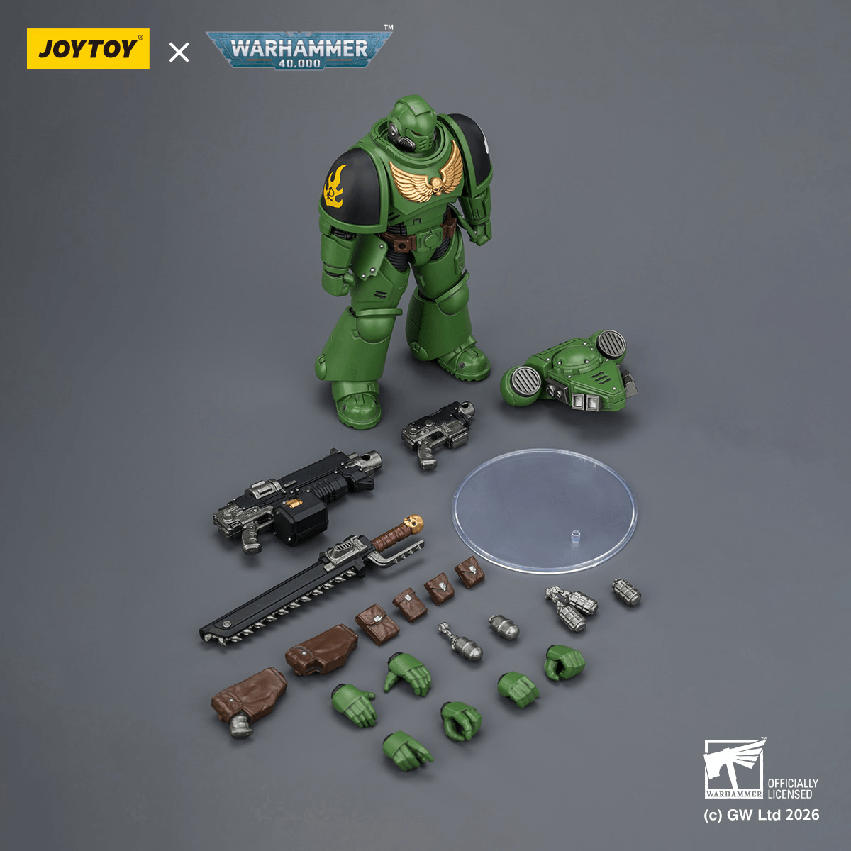 Salamanders Intercessor with Bolt Rifle, Bolt Pistol and Chainsword | 6927054403875